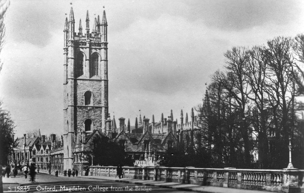 Detail of Magdalen College, Oxford, Oxfordshire by Kingsway