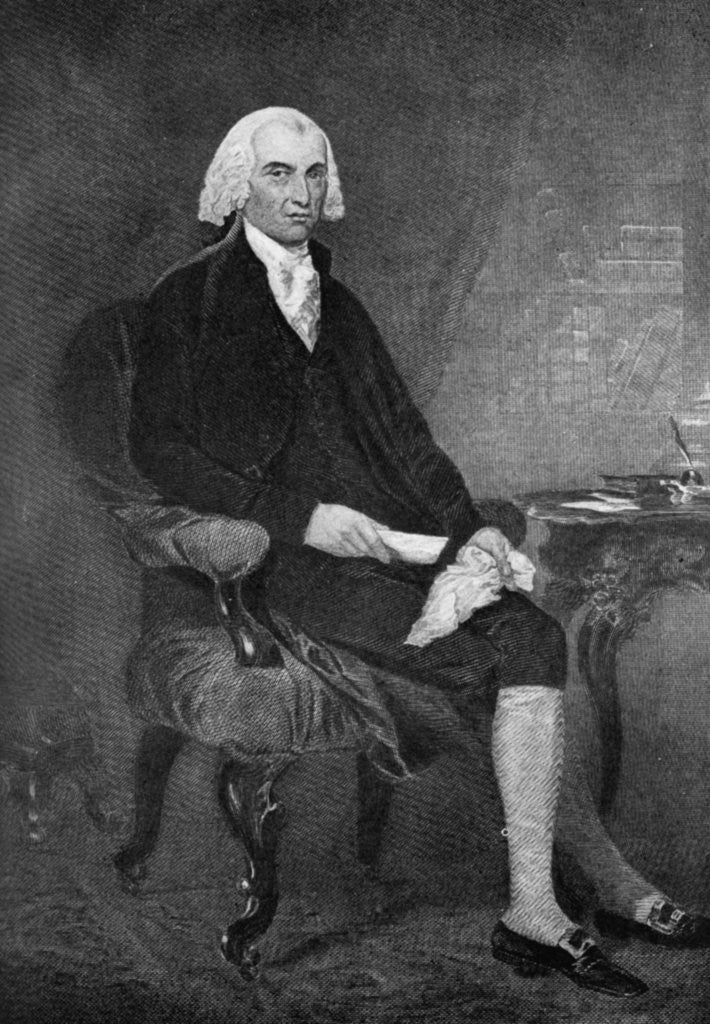 Detail of James Madison (1751-1836), fourth President of the United States by Anonymous