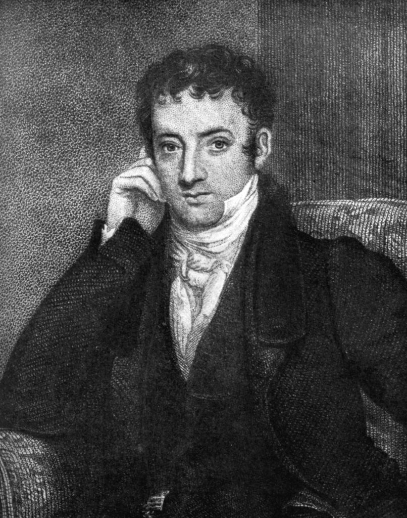 Detail of Washington Irving (1783-1859), American author by Anonymous