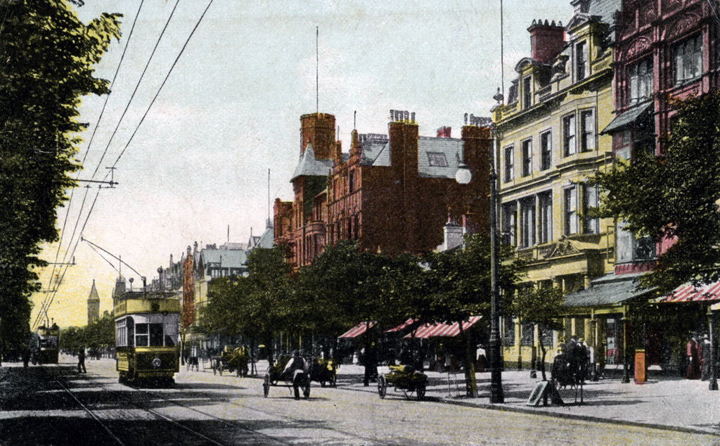 Detail of Lord Street, Southport, Lancashire by Anonymous