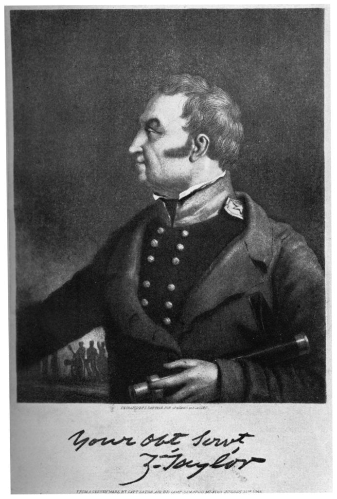 Detail of Zachary Taylor, American military leader and politician by Anonymous