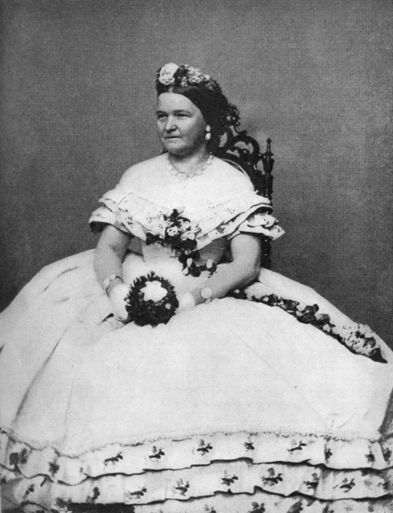 Detail of Mary Todd Lincoln, wife of President Abraham Lincoln by Anonymous