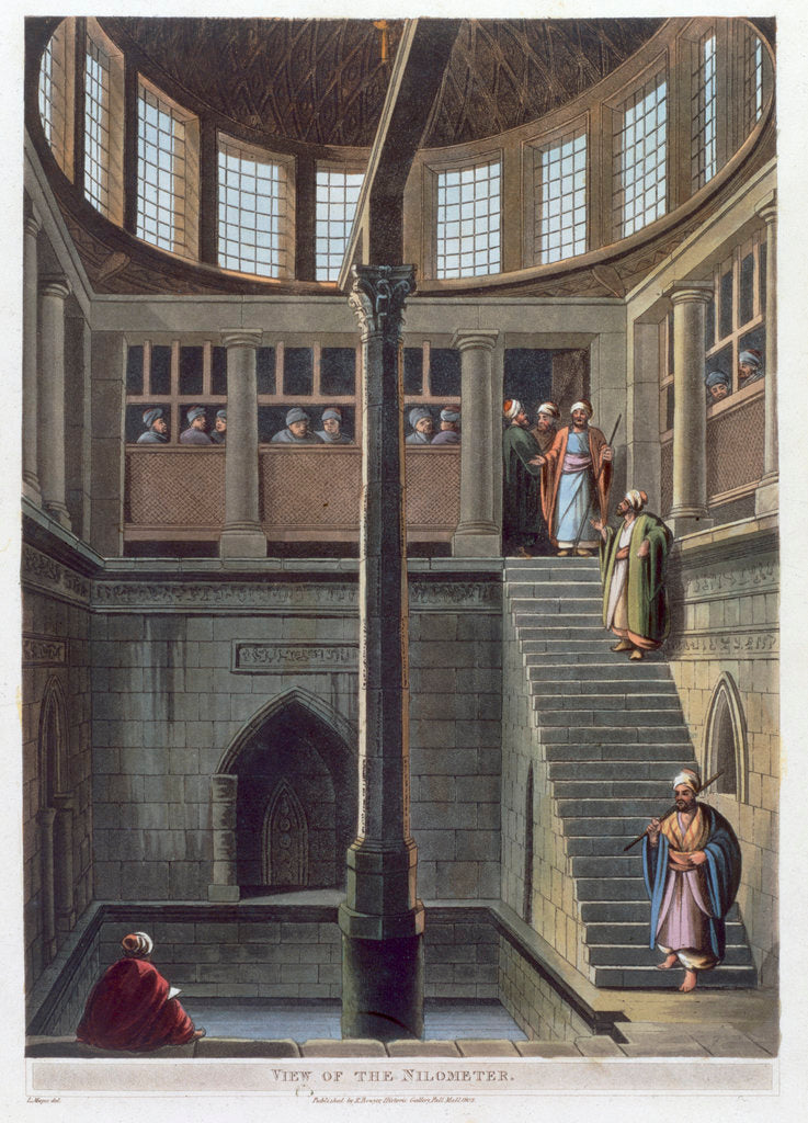 Detail of View of the nilometer by Thomas Milton