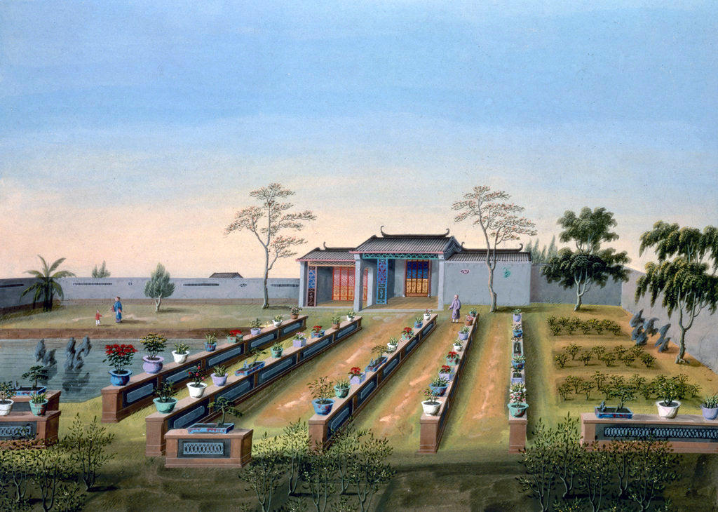 Detail of Nursery garden by Anonymous
