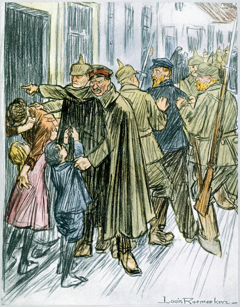 Detail of Husbands and Fathers by Louis Raemaekers