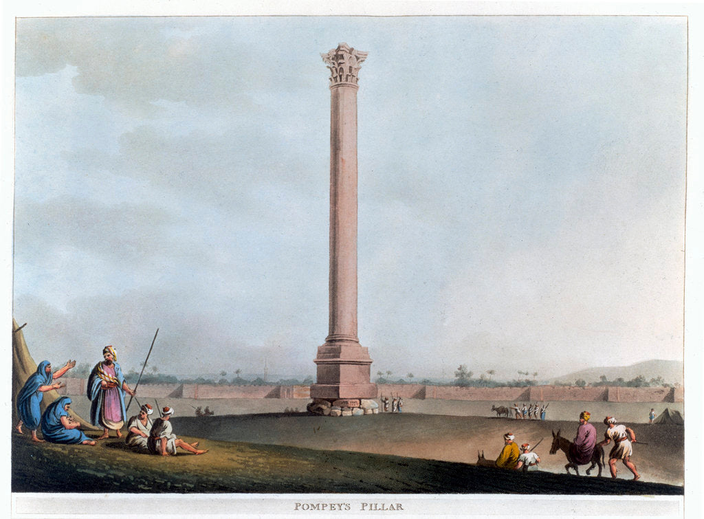 Detail of Pompey's Pillar by Thomas Milton
