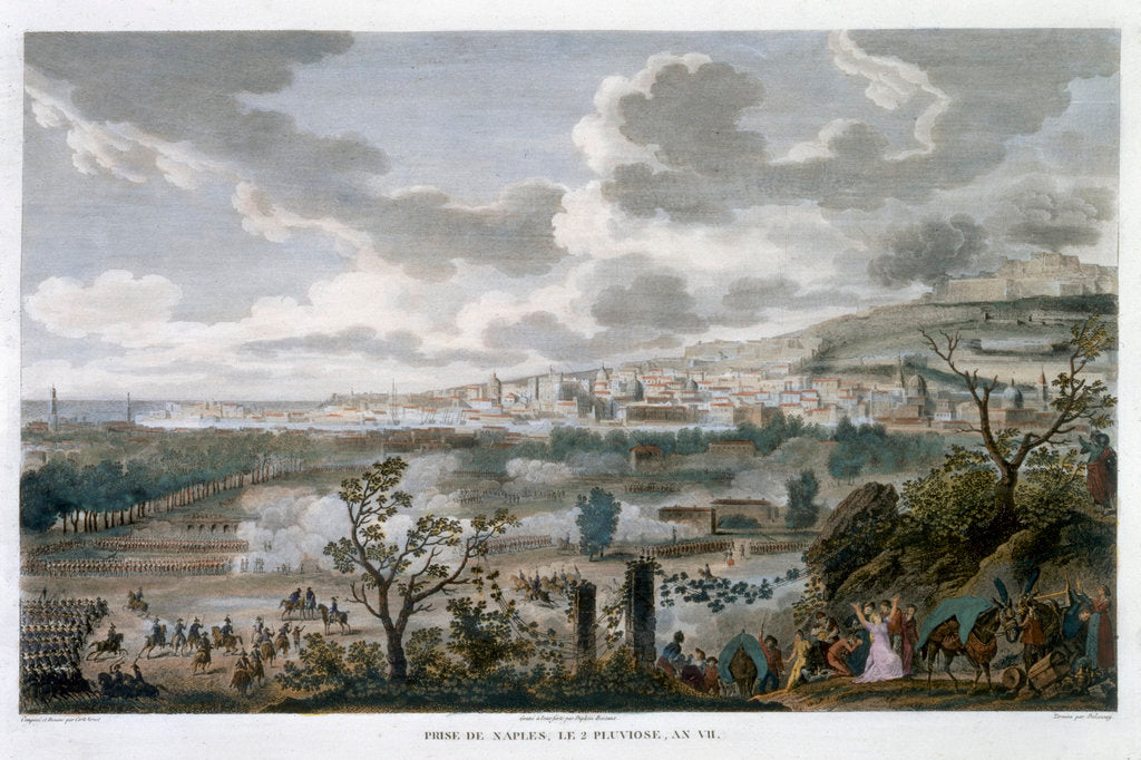 Detail of The Capture of Naples by Jean Duplessis-Bertaux