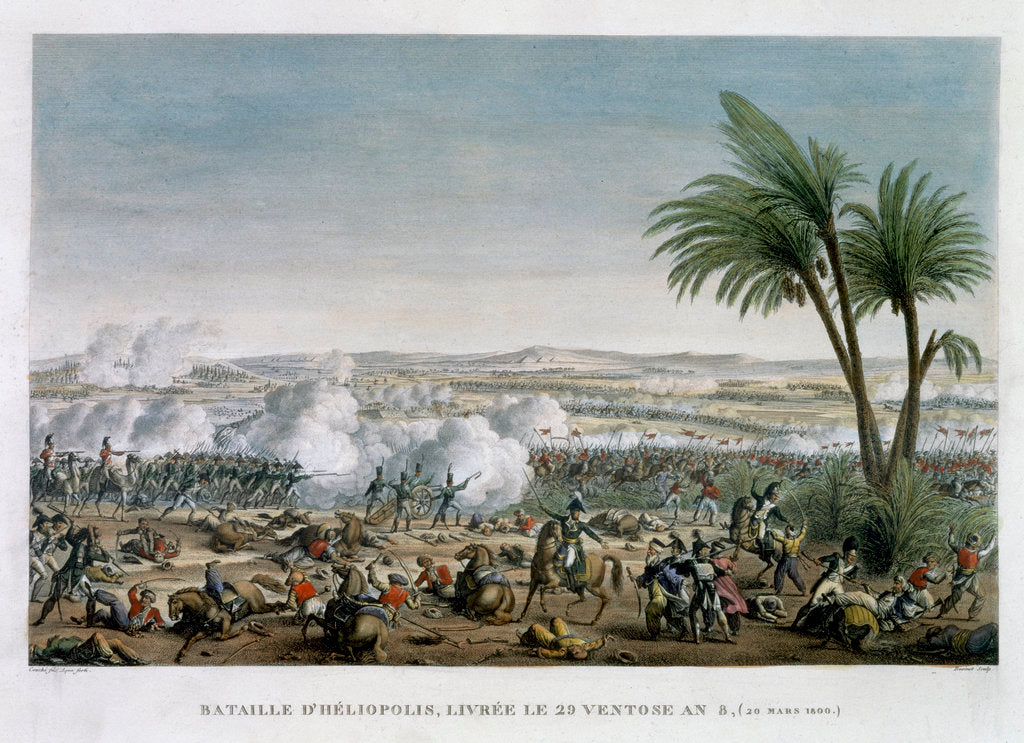 Detail of The Battle of Heliopolis by Edme Bovinet