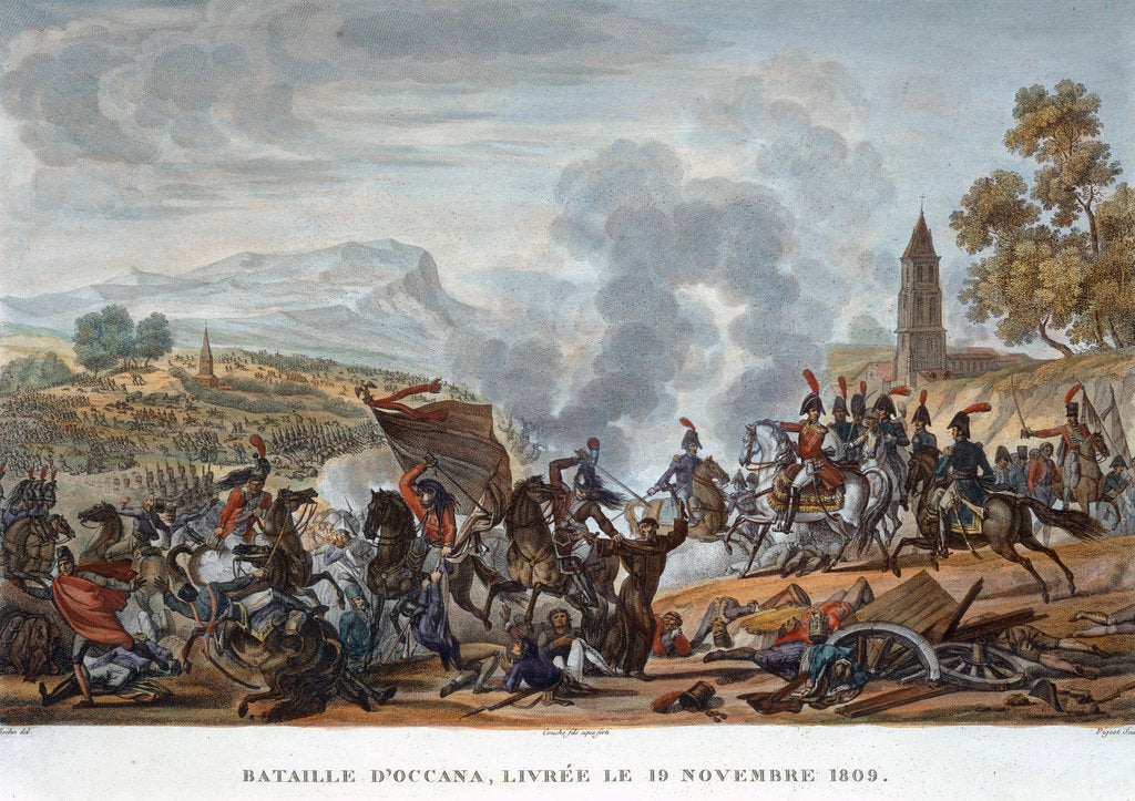 Detail of The Battle of Occana by Francois Pigeot