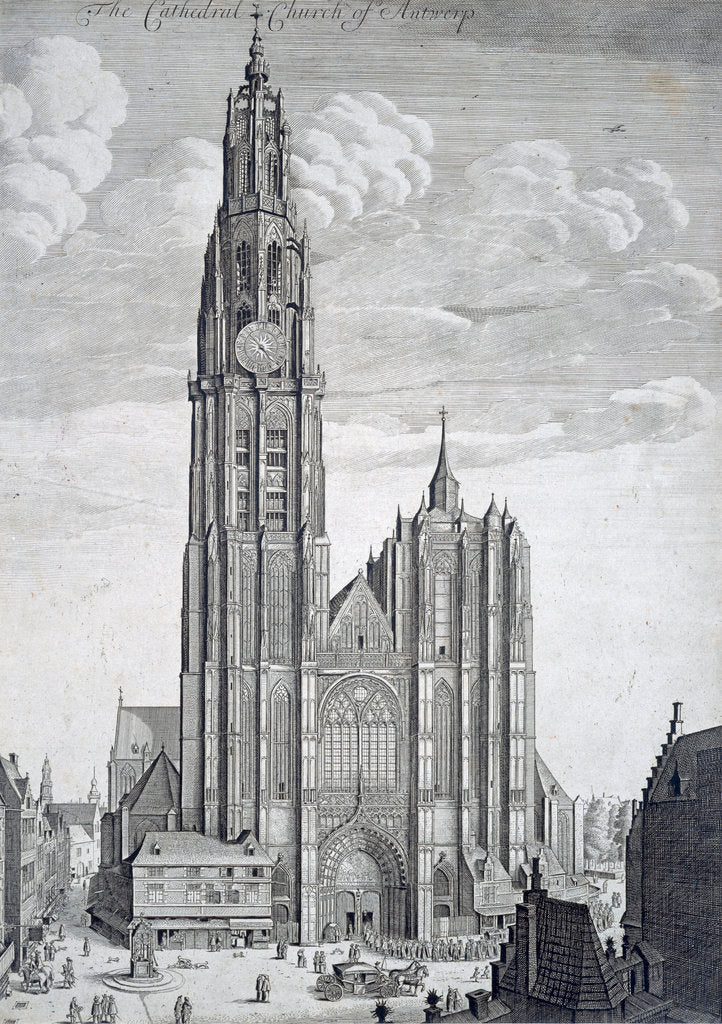 Detail of Antwerp Cathedral by Anonymous