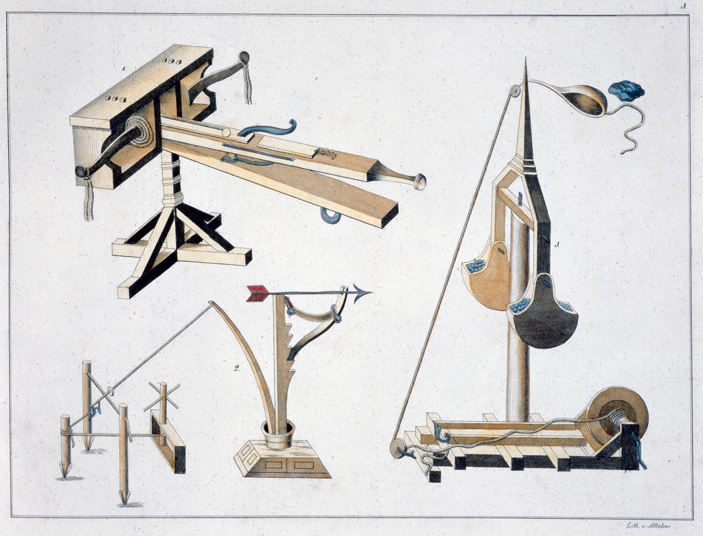 Detail of Siege weapons by Friedrich Martin von Reibisch