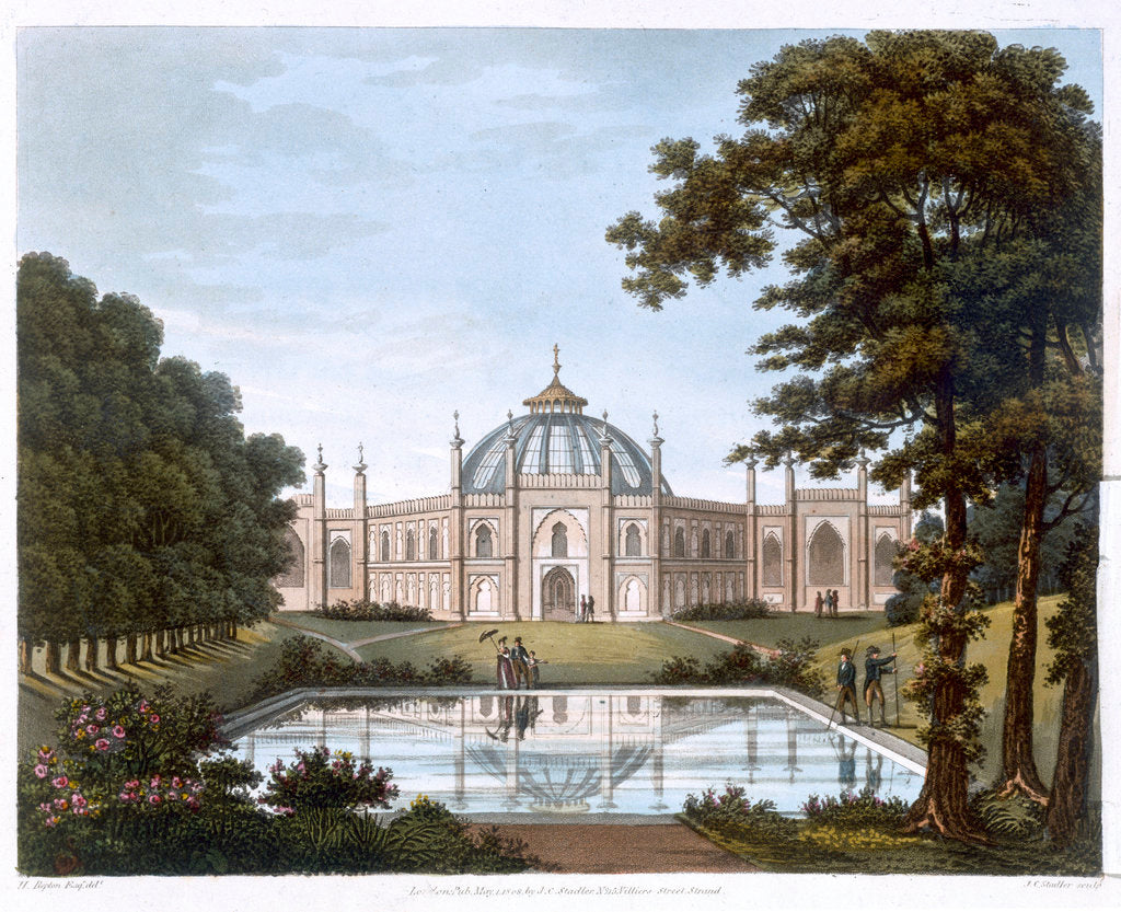 Detail of Brighton Pavilion by Joseph Constantine Stadler