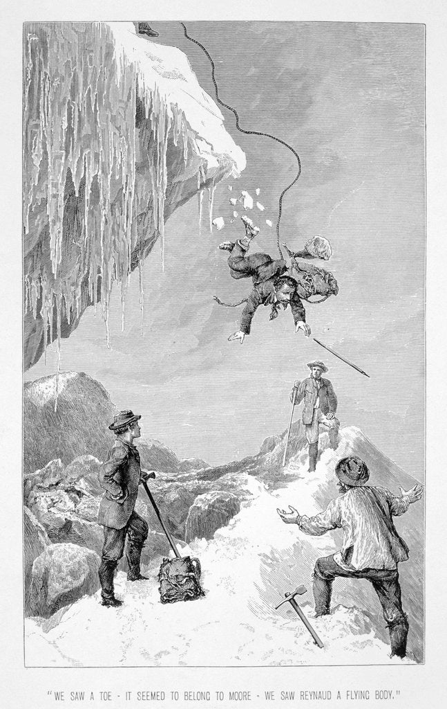 Detail of Mountaineering accident by Anonymous