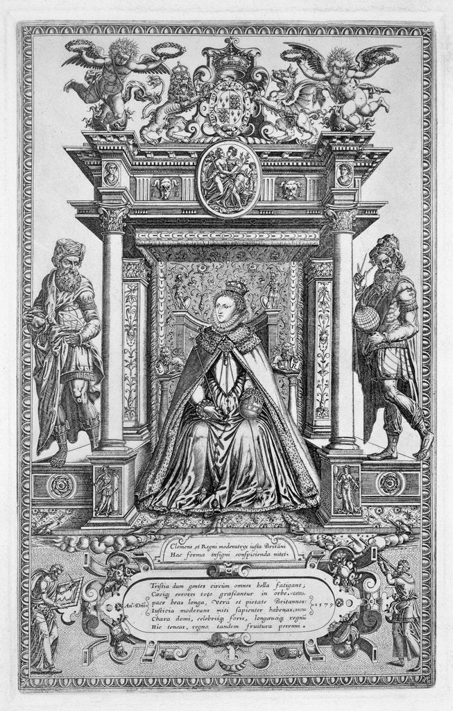 Detail of Queen Elizabeth I of England as Patron of Geography and Astronomy by Anonymous