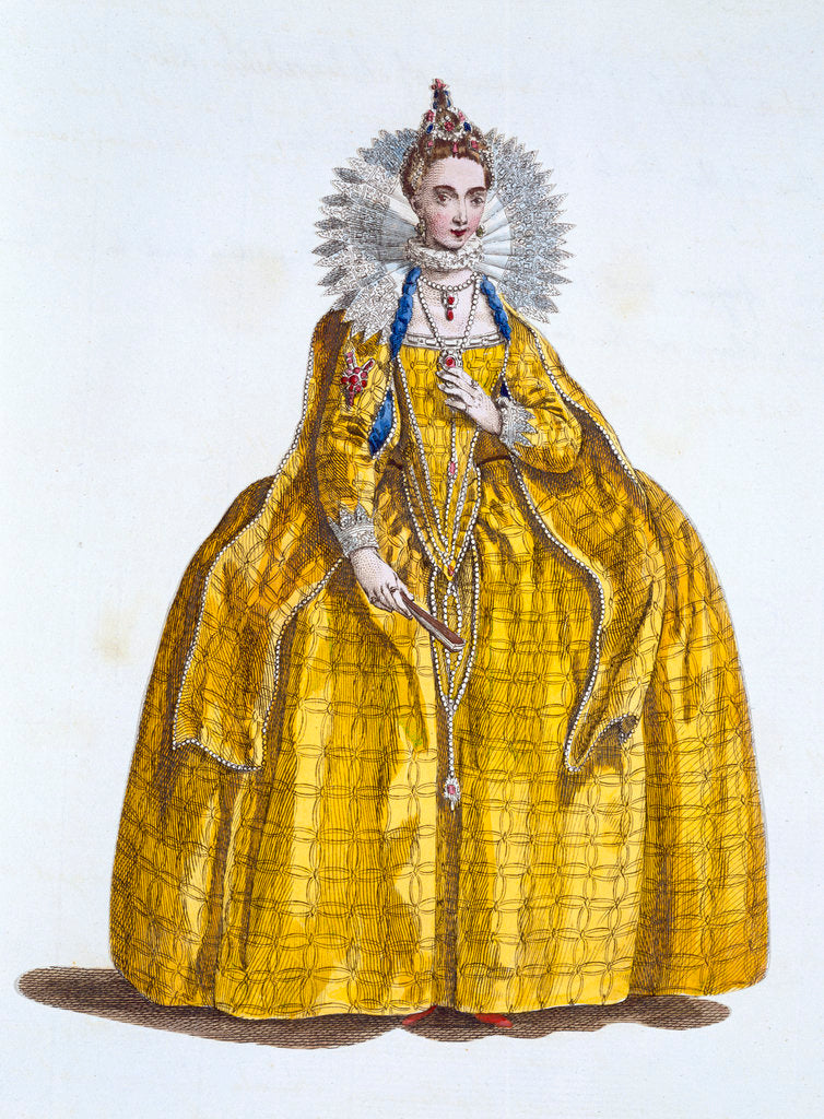 Detail of Elizabeth I by Anonymous