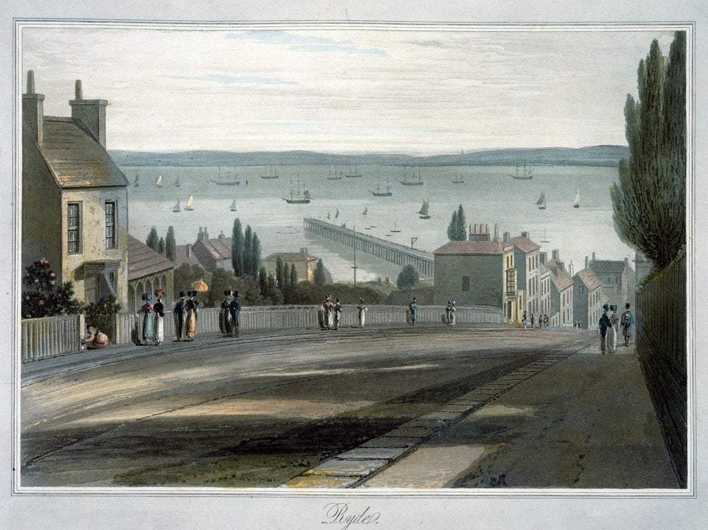 Detail of Ryde by William Daniell