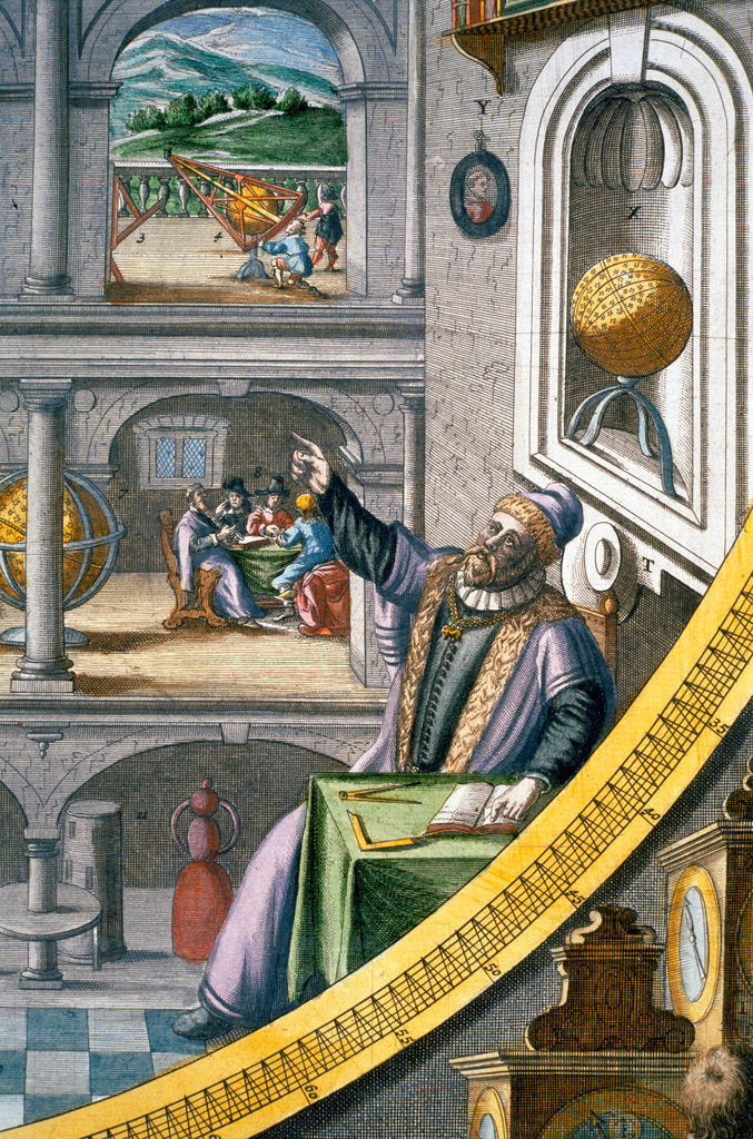 Detail of Tycho Brahe by Joan Blaeu