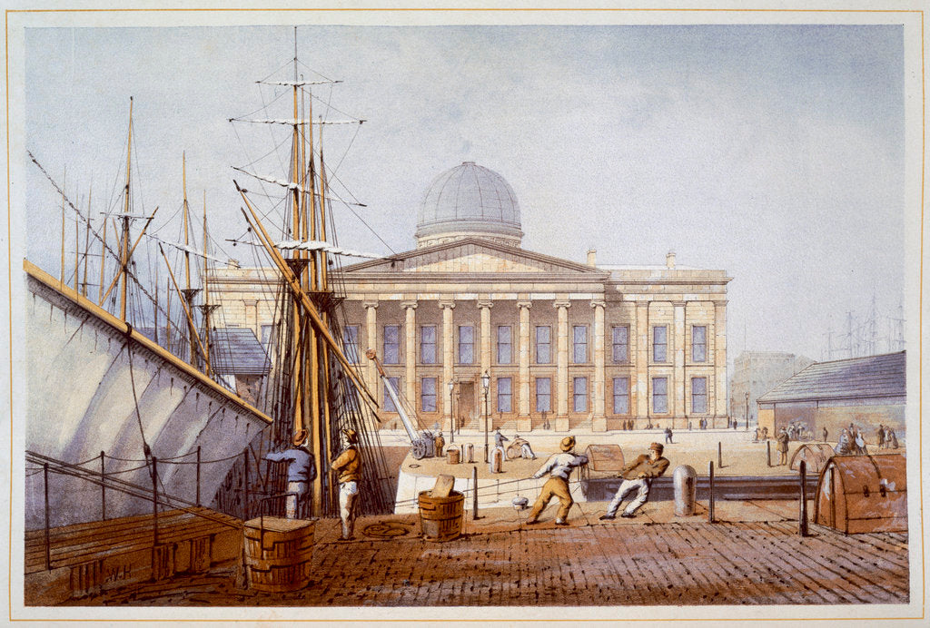 Detail of The Customs House and Revenue Building by William Gawin Herdman