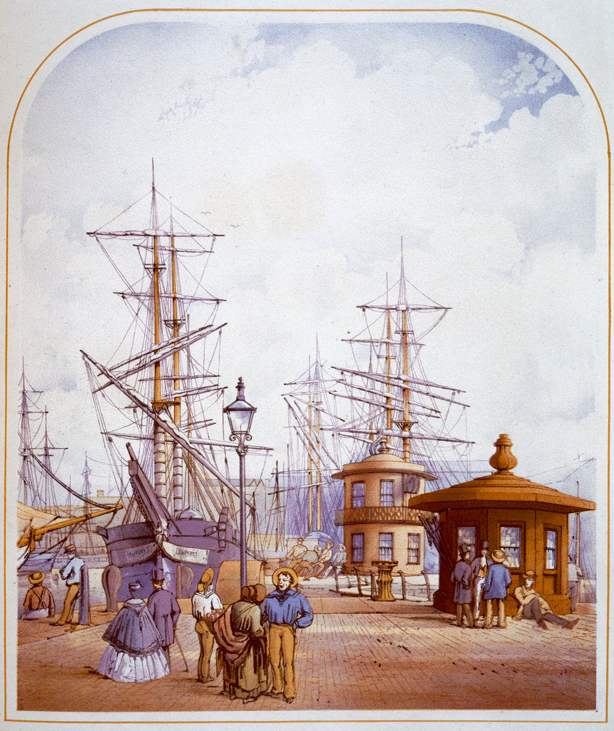 Detail of Waterloo Docks by William Gawin Herdman