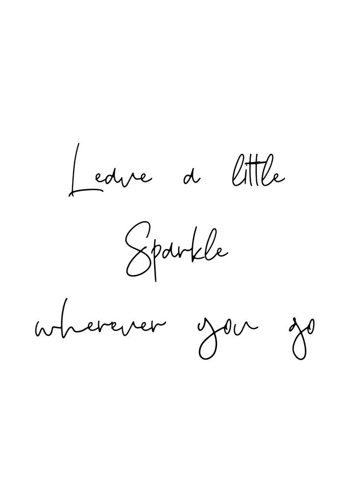 Detail of Leave a little sparkle by Joumari