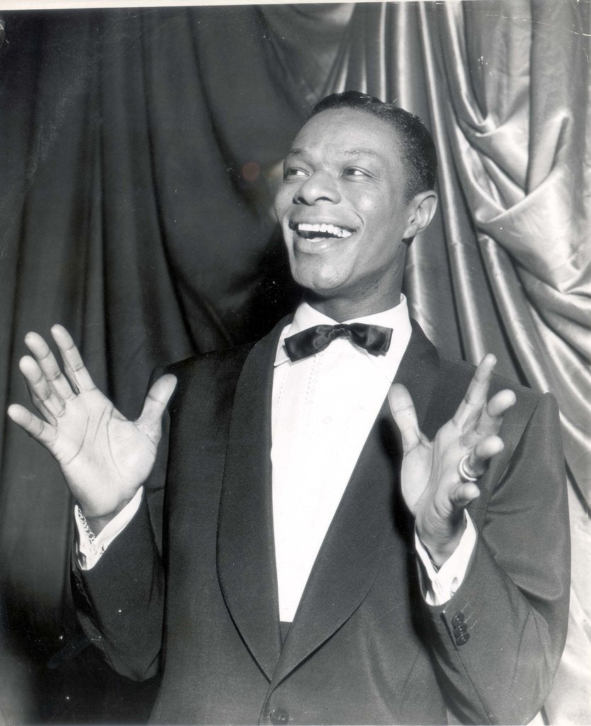 Detail of Singer Nat King Cole by Associated Newspapers