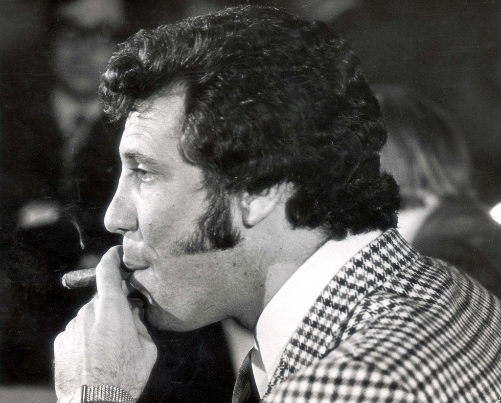 Detail of Tom Jones press conference by Associated Newspapers