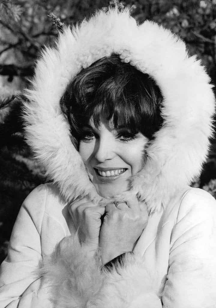 Detail of Joan Collins in 1970 by Associated Newspapers