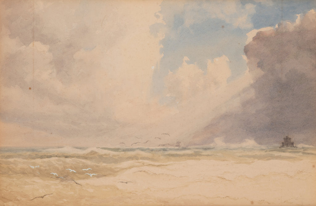 Detail of Storm, Douglas Bay by John Miller Nicholson
