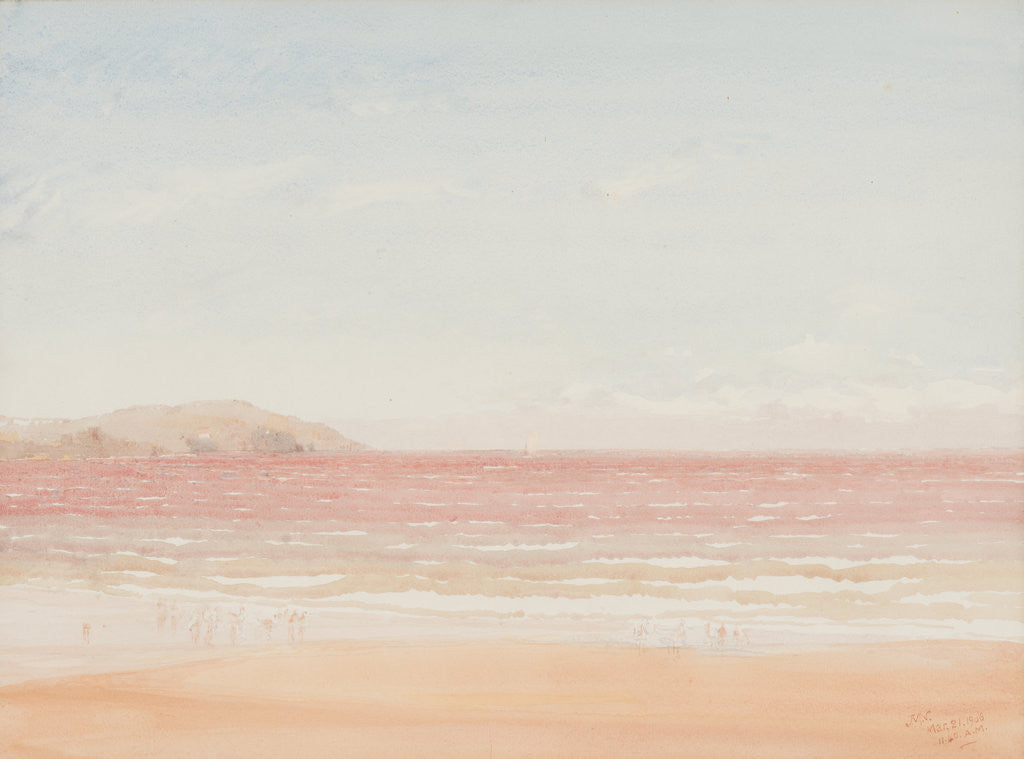 Detail of A north east breeze, Douglas by John Miller Nicholson