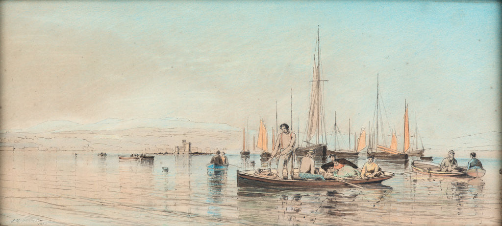 Detail of Douglas Bay by John Miller Nicholson