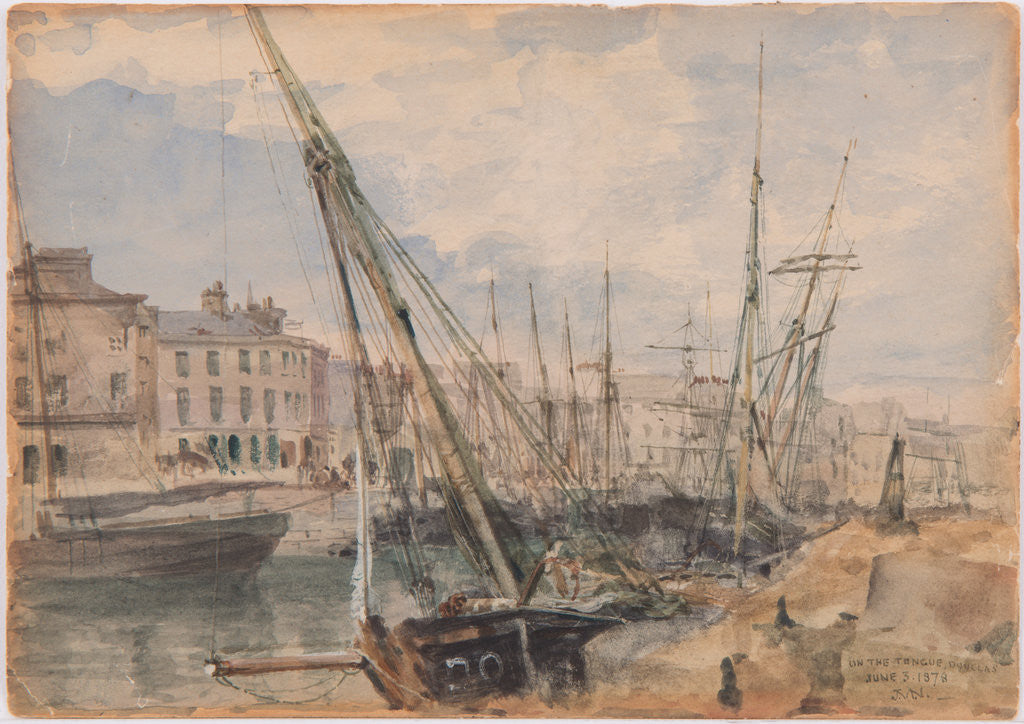 Detail of Douglas Harbour, The Tongue by John Miller Nicholson