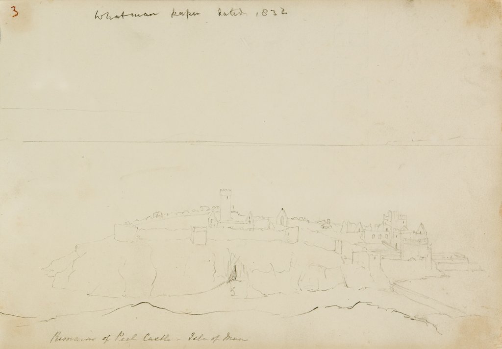 Detail of Remains of Peel Castle, Isle of Man by Mary Anne Goodman