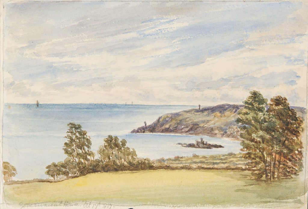 Detail of View from Government House by Georgina Gore Currie