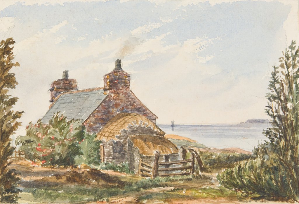 Detail of Mrs Caley's Cottage (Michael?) by Georgina Gore Currie