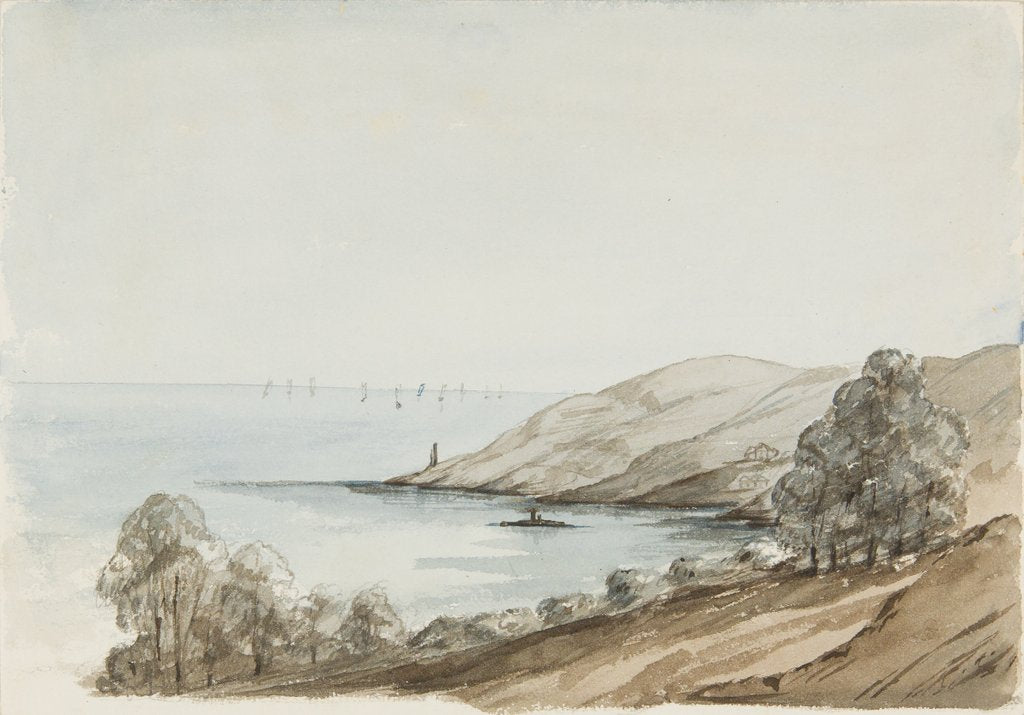 Detail of Douglas Bay from Deemster Heywood's by Georgina Gore Currie