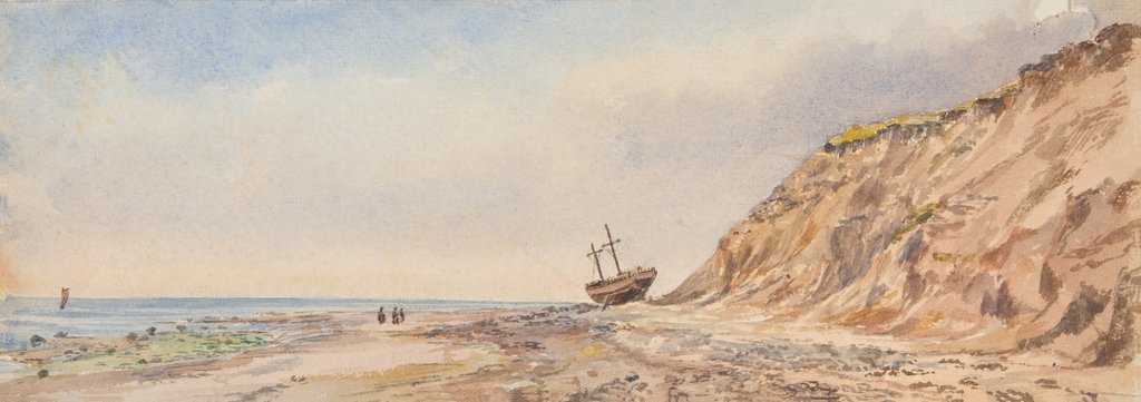 Detail of The Wreck of the Surinam by Georgina Gore Currie