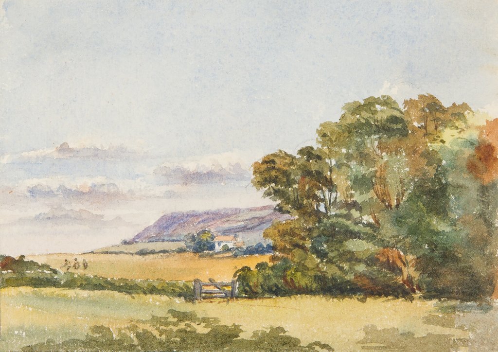 Detail of Near Ballaugh looking east by Georgina Gore Currie