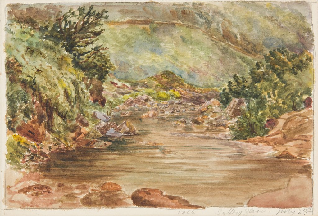 Detail of Sulby Glen by Georgina Gore Currie