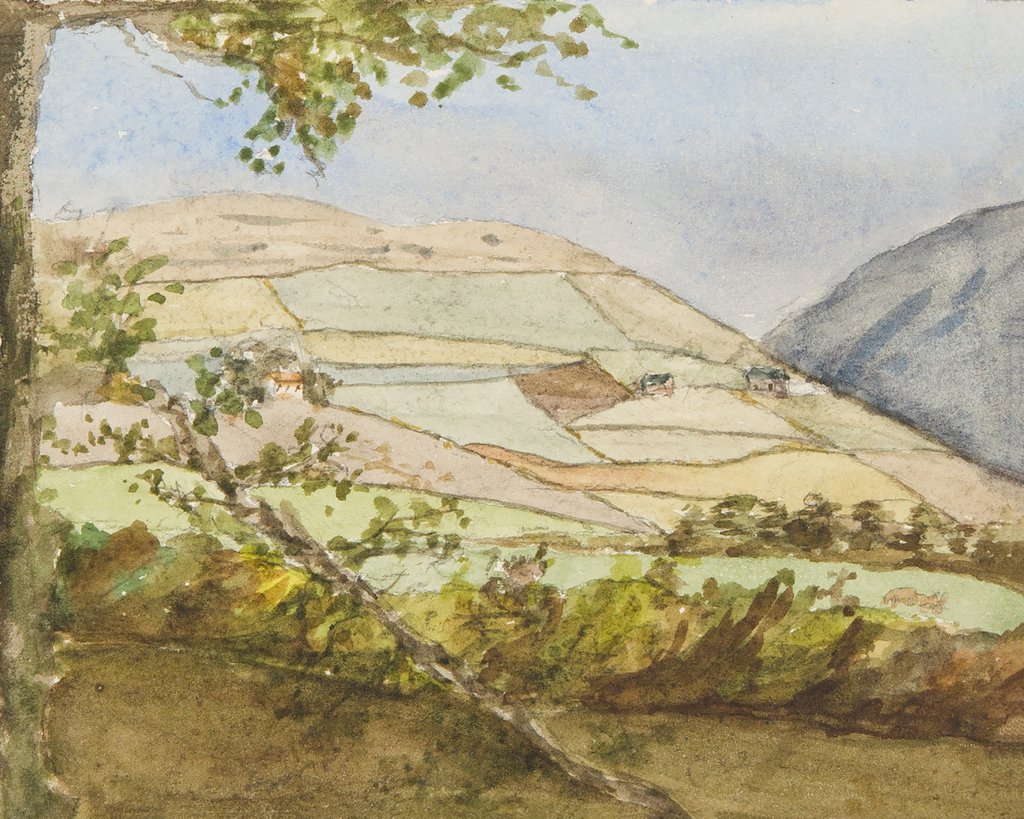 Detail of Hills East of Michael by Georgina Gore Currie