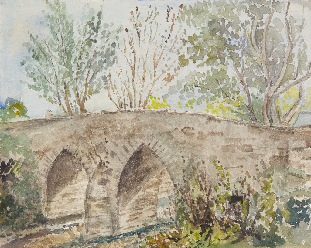 Detail of Monk's Bridge, Rushen Abbey by Lucy Emma Lynam