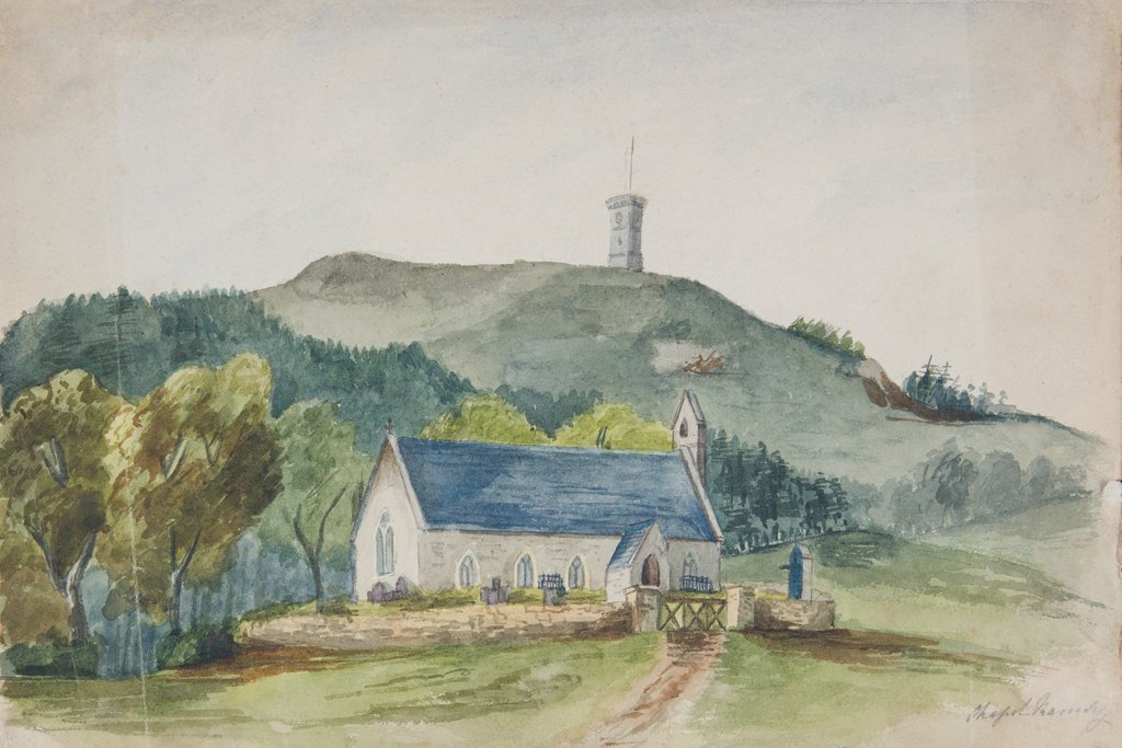 Detail of Chapel Ramsey by Lucy Emma Lynam