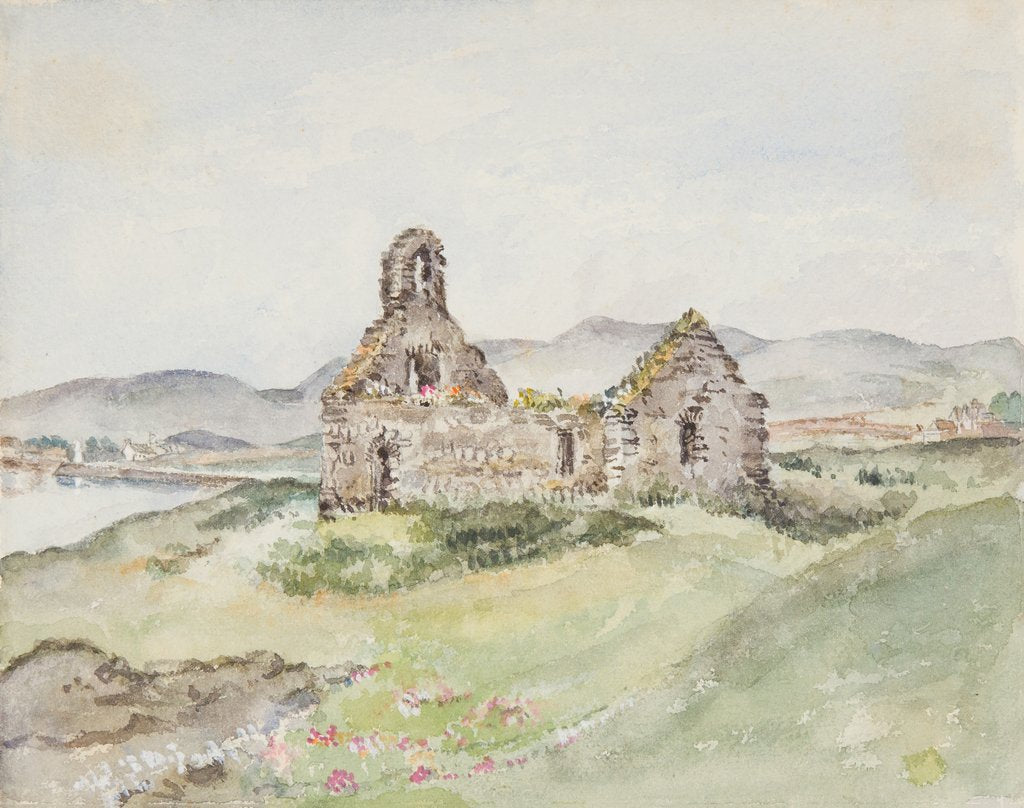 Detail of St Michael's Church, Fort Island by Lucy Emma Lynam