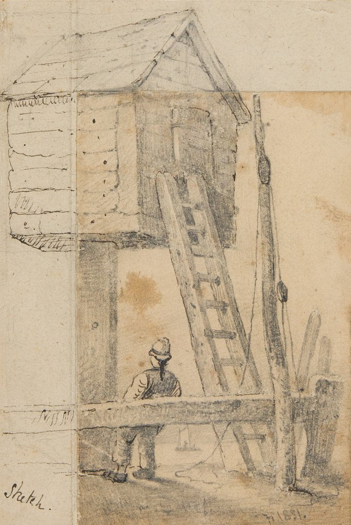 Detail of Lighthouse, Isle of Man by John Flower