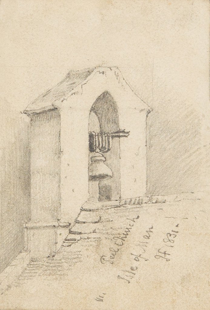 Detail of Peel Church Belfry by John Flower