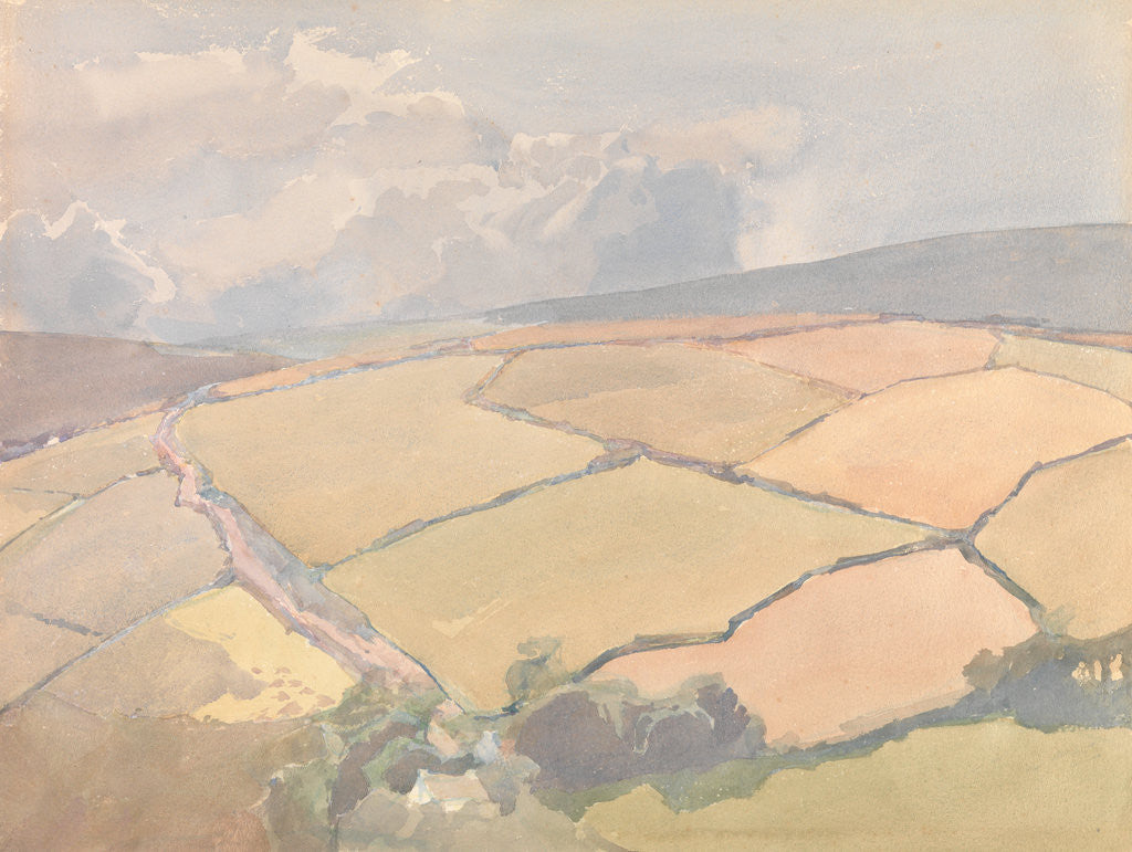 Detail of The Steep Roadway (The Ards, Maughold) by Archibald Knox