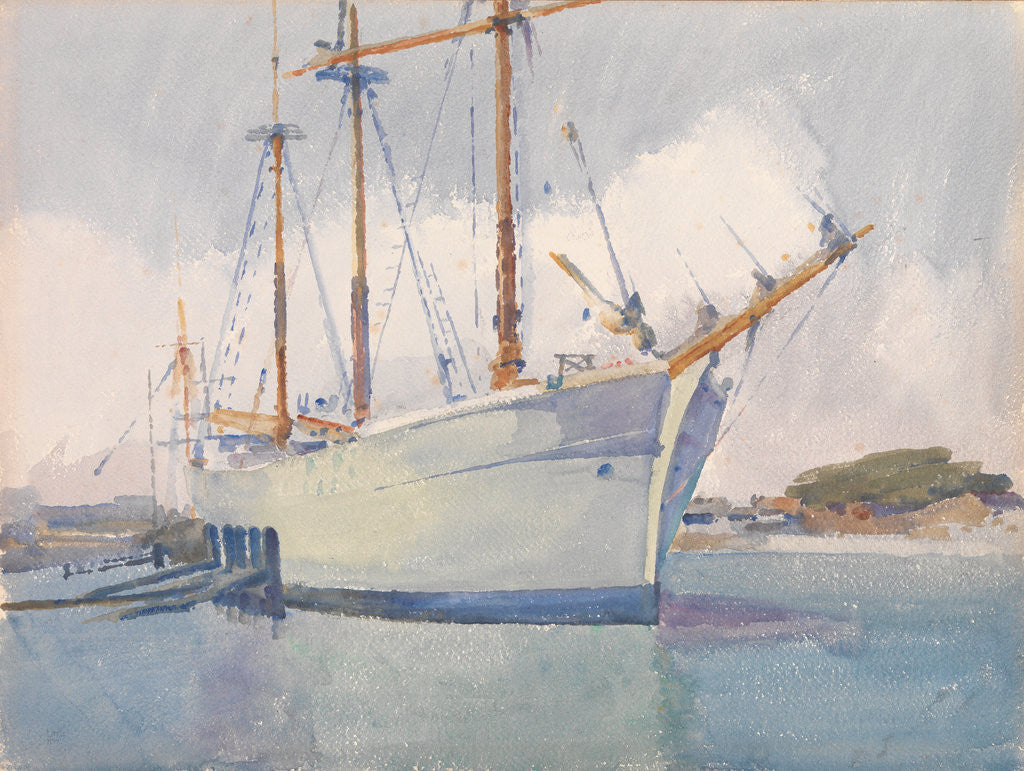 Detail of The Ship, Littlehampton, Sussex by Archibald Knox
