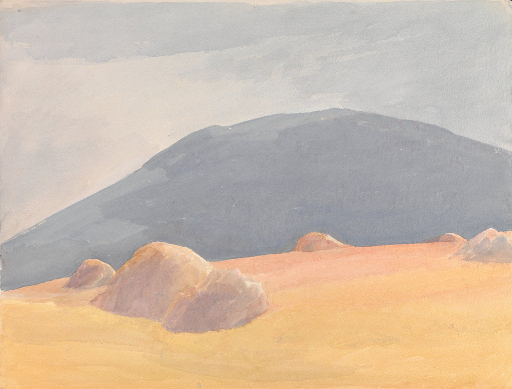Detail of Hayfield in the Mountains by Archibald Knox