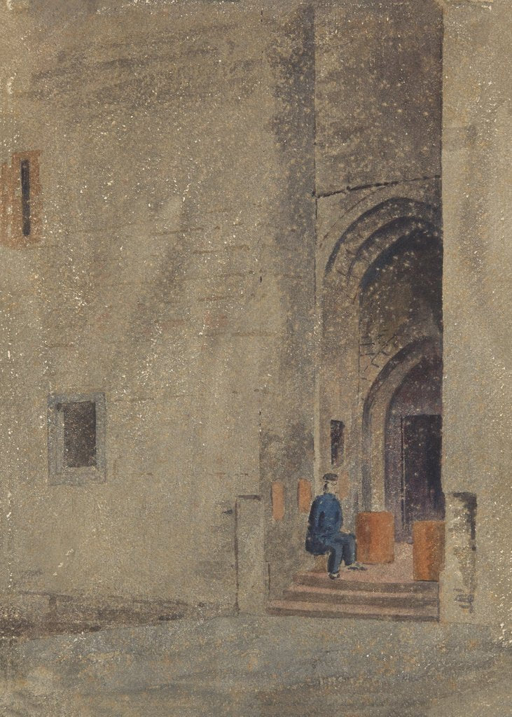 Detail of Inside Castle Rushen by Henry Dryden