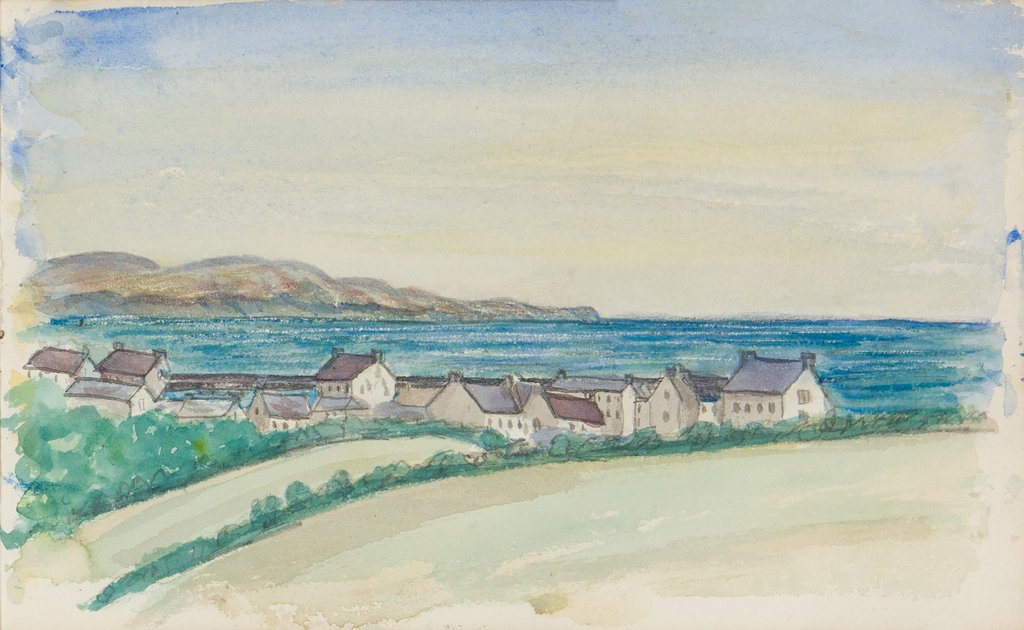 Detail of Coastal scene, Isle of Man by Unknown