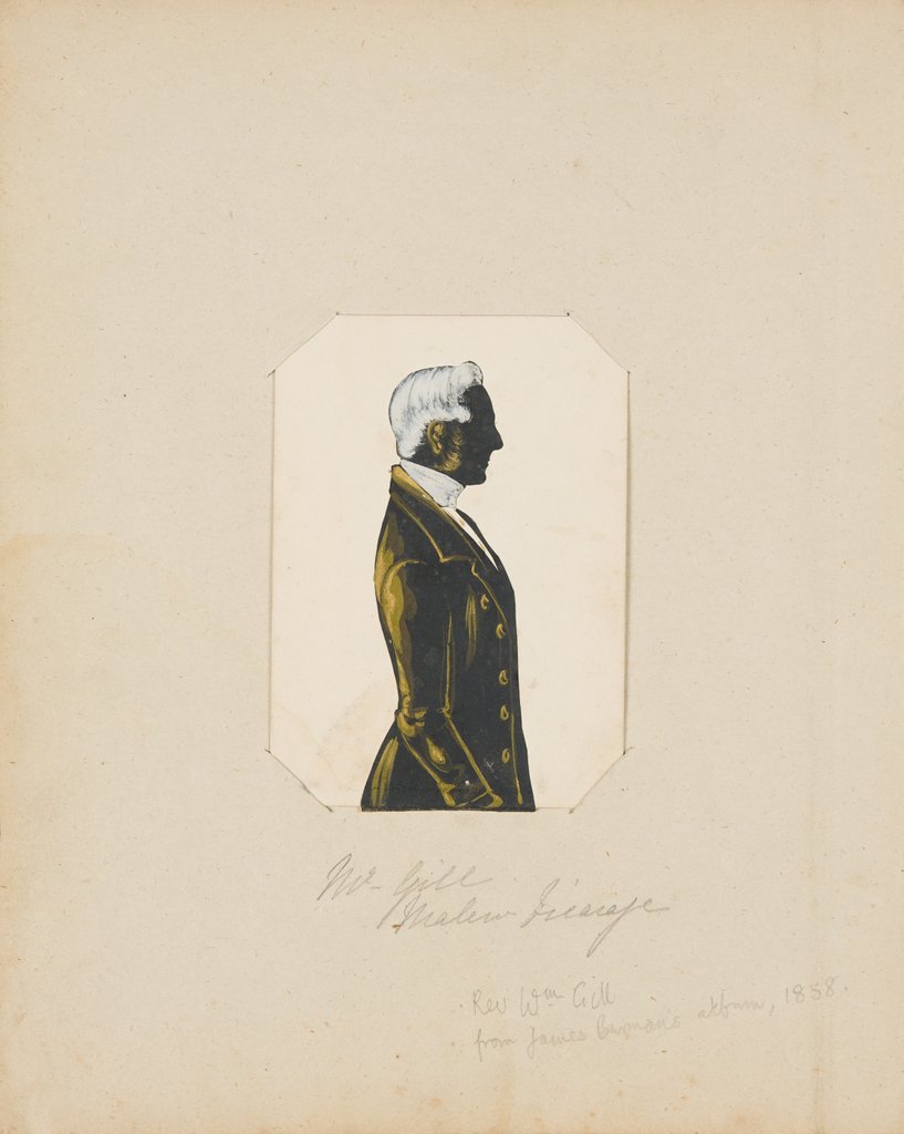 Detail of Rev William Gill by Unknown